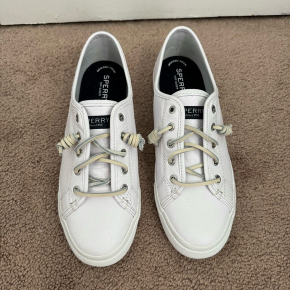 Sperry White Slip On Sneaker - Picture 3 of 8